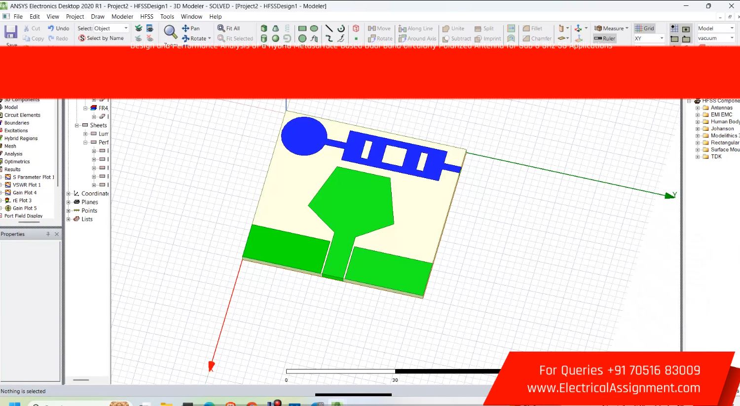 A New and Compact Wide-Band Microstrip Filter-Antenna Design for 2.4 GHz ISM Band and 4G applications screenshot 5